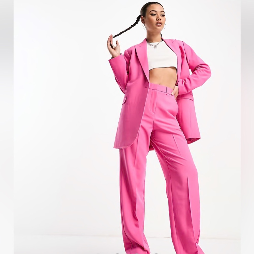 ASOS JJXX ‘Mary’ Pink Oversized Blazer XS
